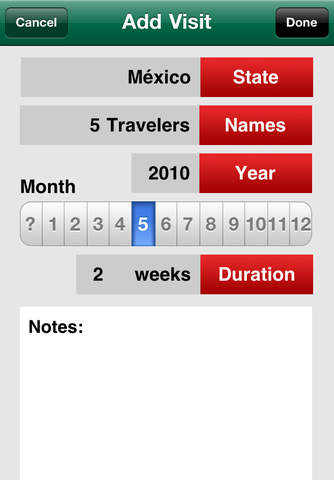 Mexico Travel Log • States Visited screenshot 4