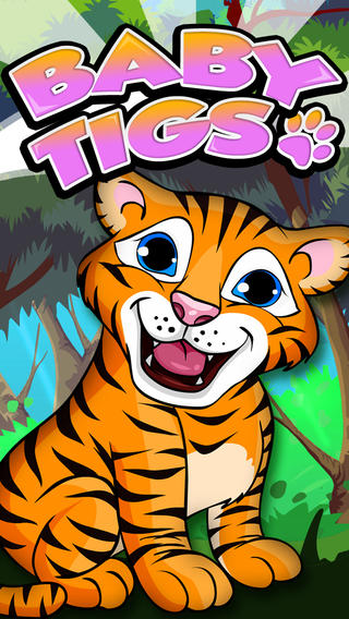 Baby Tiger Tigs - Little Jungle Zoo Pet Cub Tap and Bounce Story Pro