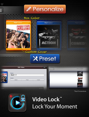 Video Lock HD - Simple, Secure, and Stylish Private Showcase screenshot 3