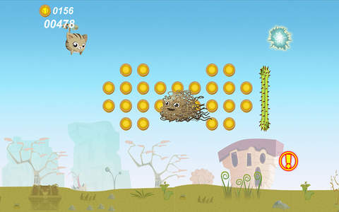 Flappy Glitchy Kitty Bird screenshot 3
