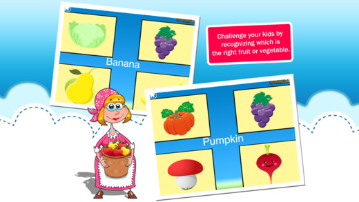 免費下載遊戲APP|Fruits and Vegetables: Learn your Food Flash Cards for Kids app開箱文|APP開箱王