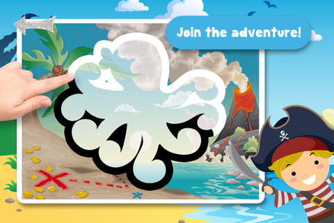 Free Kids Puzzle Teach me Tracing & Counting with Pirates screenshot 2