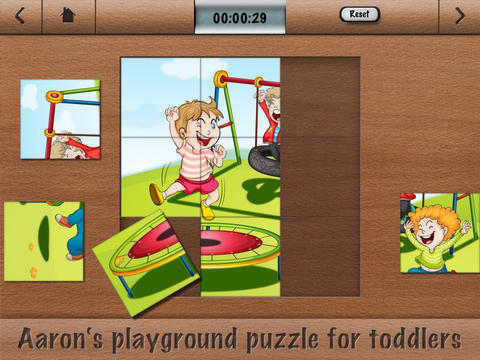 【免費遊戲App】Aaron's playground puzzle for toddlers-APP點子