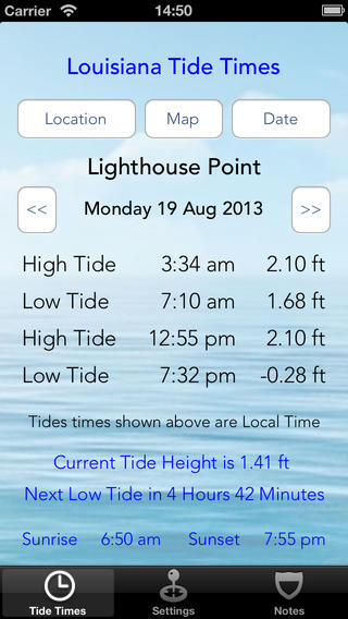 Louisiana Tide Times