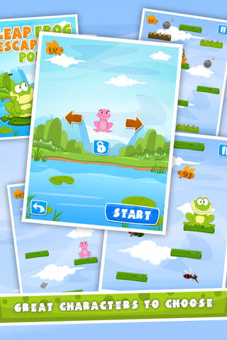 Frog Leap PRO - Escape the Pond - An Addictive Hopping Froggy Jump Game screenshot 2