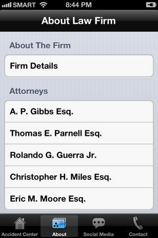 Florida Injury Lawyers Gibbs and Parnell, P.A. screenshot 3