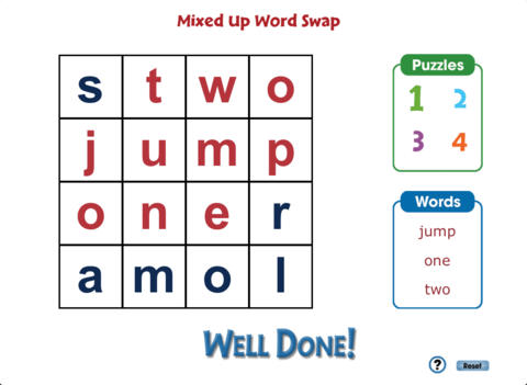 Mixed up Word Swap Puzzles screenshot 2