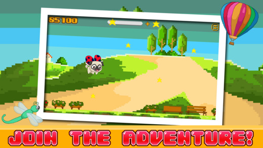 【免費遊戲App】Le Pugbug Fly! -  Adventure Run of a Tiny Flying Puppy Pug Ladybug-APP點子