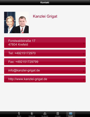 【免費商業App】Kanzlei Grigat-APP點子