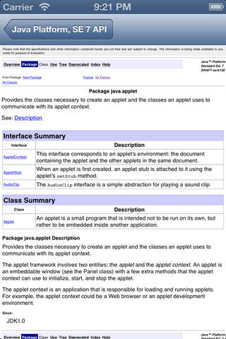Java Platform, Standard Edition 7 API Specification screenshot 2