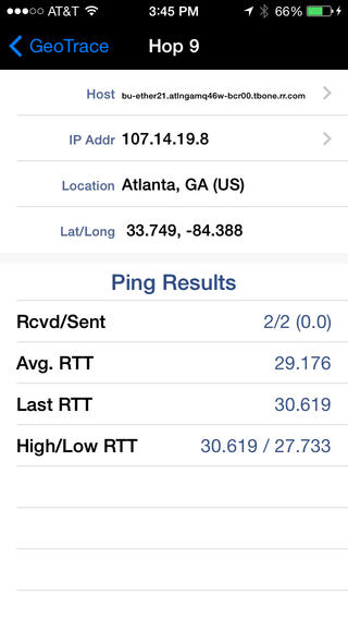 【免費工具App】GeoTrace - Professional Trace Route, Ping Plotting, IP Location-APP點子