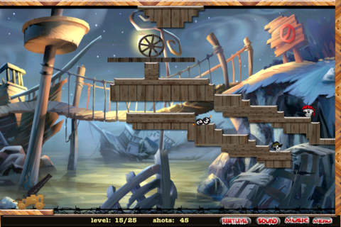 A Cannon Pirate Battle Shooting Level Games screenshot 4