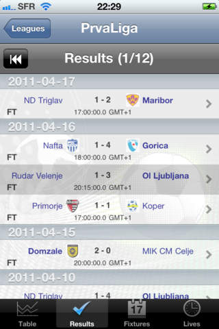 Football PrvaLiga - 2. Division [Slovénie] screenshot 3