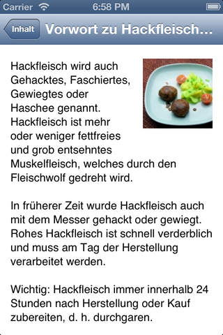 Hackfleisch Rezepte II screenshot 2