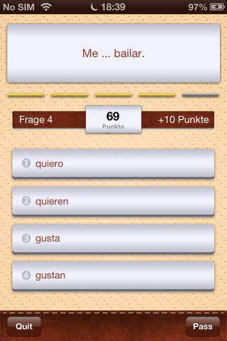 iTalk Spanisch! für Gespräche: aufnehmen und abspielen, lerne schnell zu sprechen, Ausdrücke und Tests für deutsche Muttersprachler screenshot 4