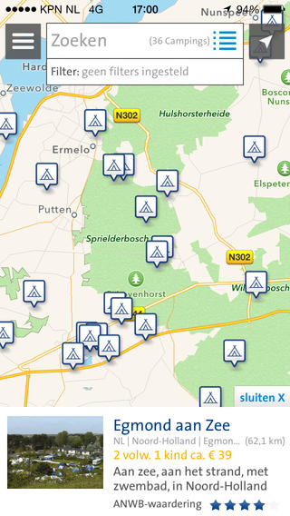 【免費旅遊App】ANWB Camping-APP點子