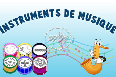 Memo Game Music Instruments Cartoon screenshot 2