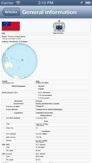 【免費旅遊App】Samoa Offline Map - PLACE STARS-APP點子