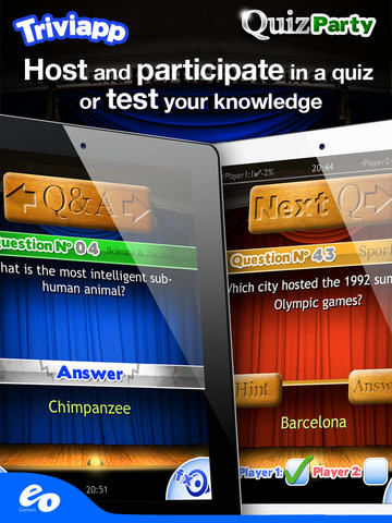 【免費遊戲App】Triviapp Quiz Party for iPad-APP點子