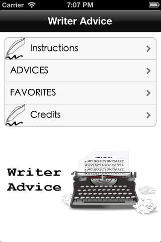 Writer Advice screenshot 3