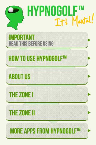 【免費運動App】Hypno Golf - The Zone-APP點子