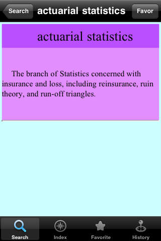Statistics Dictionary screenshot 2