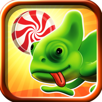 Sweet Sugar Crush Cameleon Escape - An Awesome Drag and Cut Puzzle Physics Game LOGO-APP點子