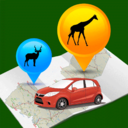 Kruger Map - Track your location while on game drive in Kruger and log your sightings mobile app icon