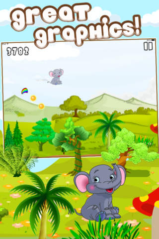 Baby Elephant Trampoline Adventure Pro screenshot 2