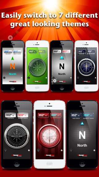 【免費交通運輸App】Compass++ PRO – Get a great looking HD Compass !-APP點子