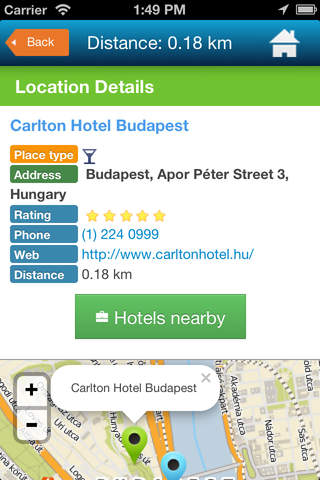 Budapest guide, map, hotels, events & weather screenshot 2
