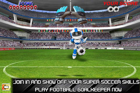 Football Goal Keeper - Robot Vs. Soccers Dream Team - Training Showdown Kicks-off! Championship Edition screenshot 4