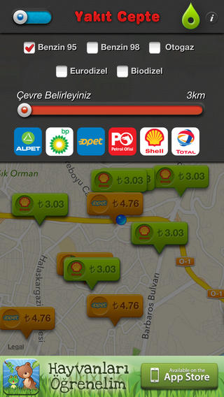 【免費旅遊App】Yakıt Cepte-APP點子