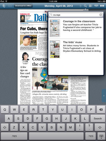 Daily Herald E-edition screenshot 2