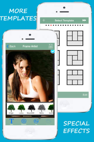Frame Photo FREE - Pic Frames & Photos Collage & Caption Editor for Instagram, Twitter, Facebook screenshot 2