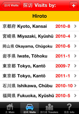 Japan Travel Log • Prefectures Visited screenshot 3