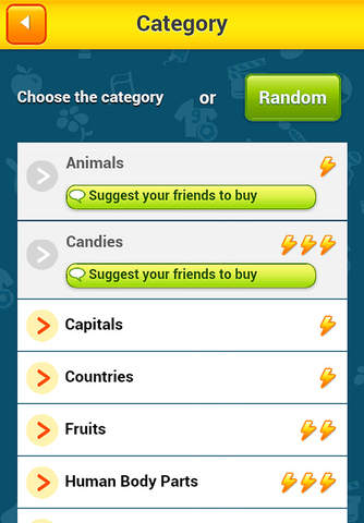 The Categories Game Premium screenshot 4