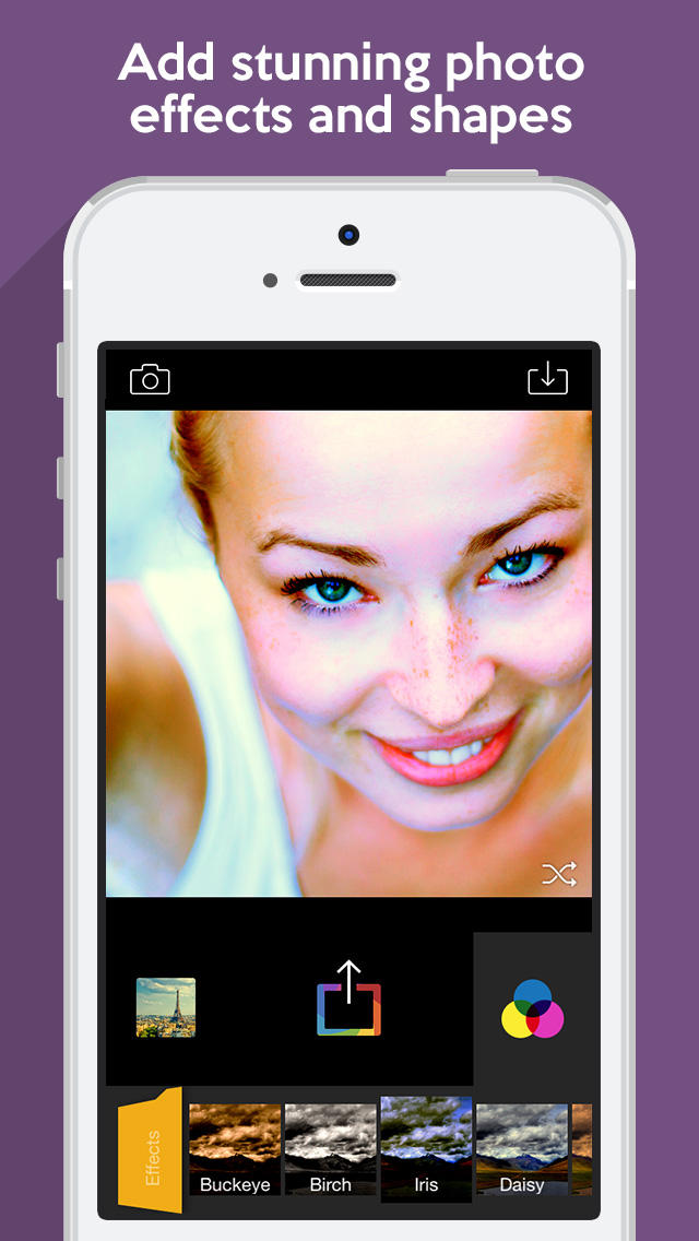 Camera Fx8 Free — Create, Edit and Share Cool Pictures with Photo Editor with Effects, Filters, Shapes  Screenshot
