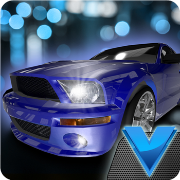 Night cars city parking 3D LOGO-APP點子