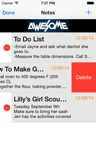 Awesome Notes screenshot 4