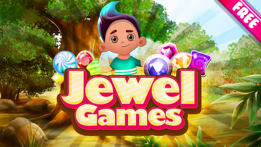 Jewel's Games - diamond match-3 game and kids digger's mania hd free