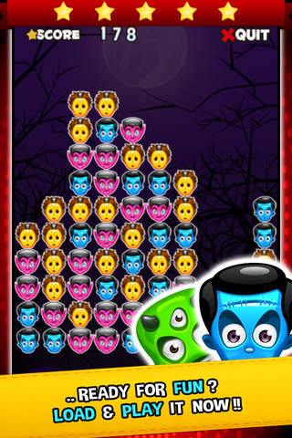 Five Monster Busters Saga - The legends nights to play match 3 puzzle games for free screenshot 4