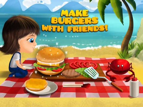 Sweet Baby Girl Beach Picnic – Kids Grill Burger Party, Dress Up and Decoration Game для iPad