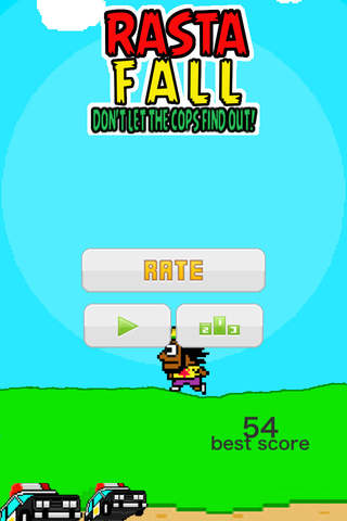 Rasta Fall - Don't let the Cops Find Out! screenshot 3