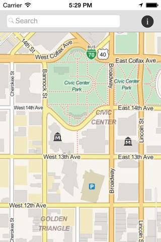 Denver Tourist Map screenshot 2