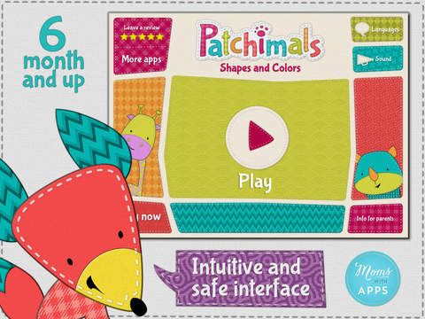 【免費教育App】Patchimals - Shapes and colors: Educational game for babies, toddlers and preschoolers-APP點子