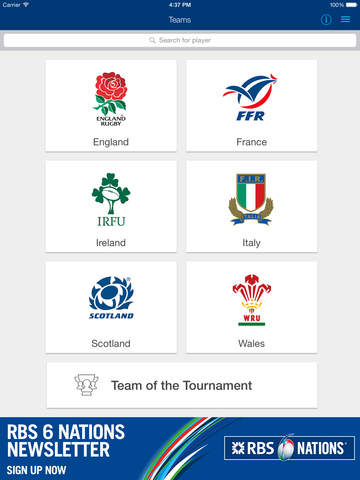 【免費運動App】Official RBS 6 Nations Championship App-APP點子