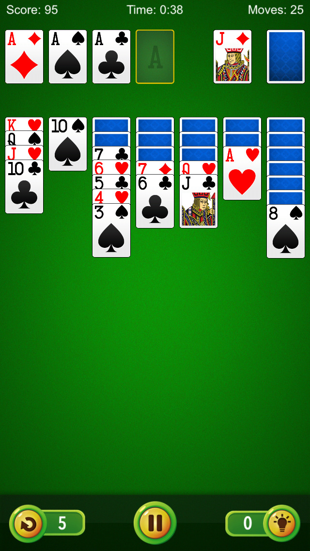 Screenshot 2 Пасьянс ~ Бесплатная карточная игра (Solitaire)