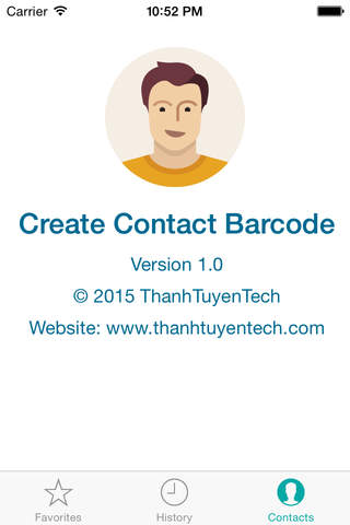 Create Your Contact Barcode screenshot 4