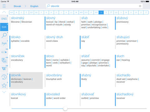 【免費教育App】Slovak English Dictionary and Translator LITE (Slovensko - anglický slovník)-APP點子